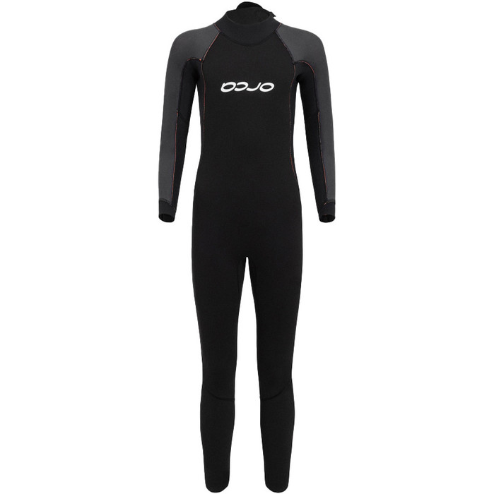 2024 Orca Junior Vitalis Squad Hi-Vis Swim Wetsuit NN971201 - Black